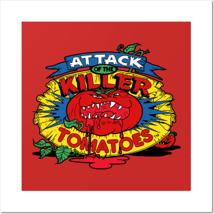 Attack of the Killer Tomatoes Killer Tomatoes Logo Posters and Art